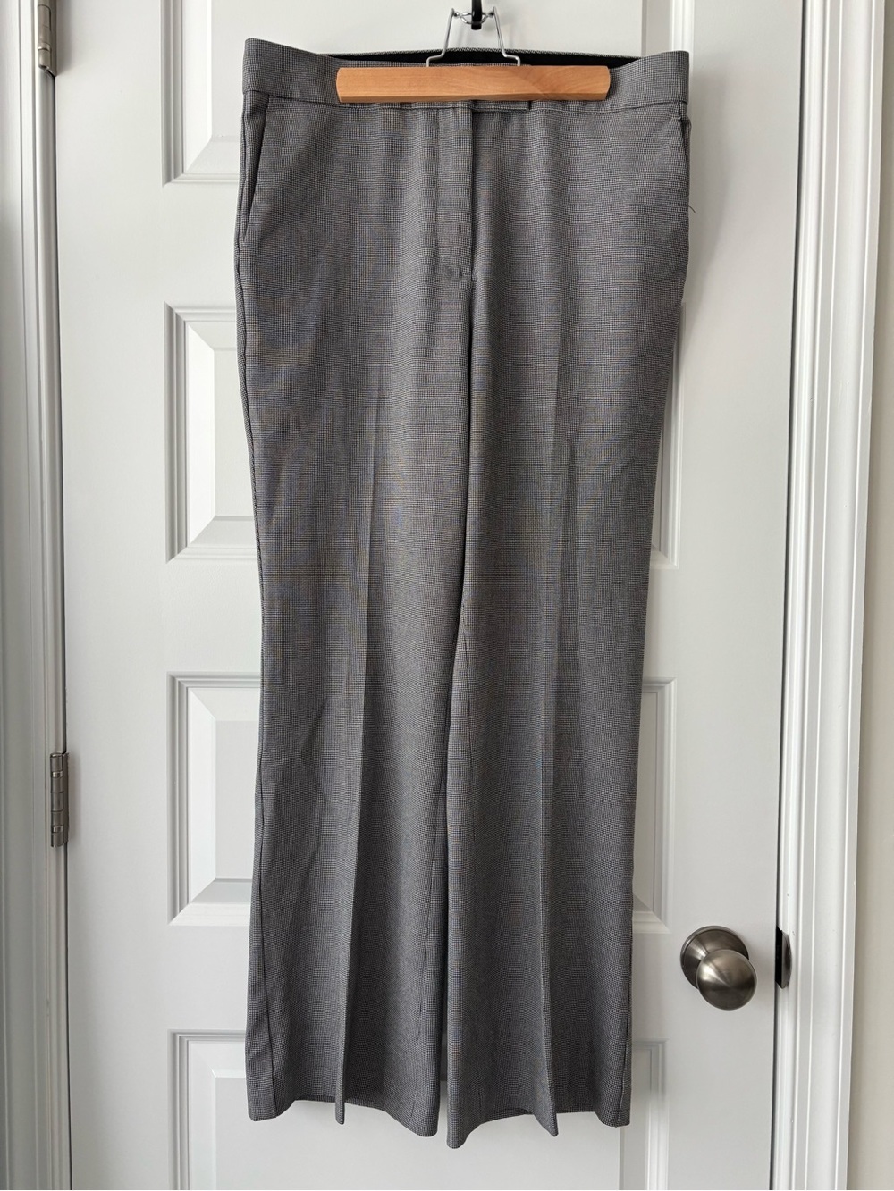 Ann Taylor Petite Curvy Houndstooth Pants 10P